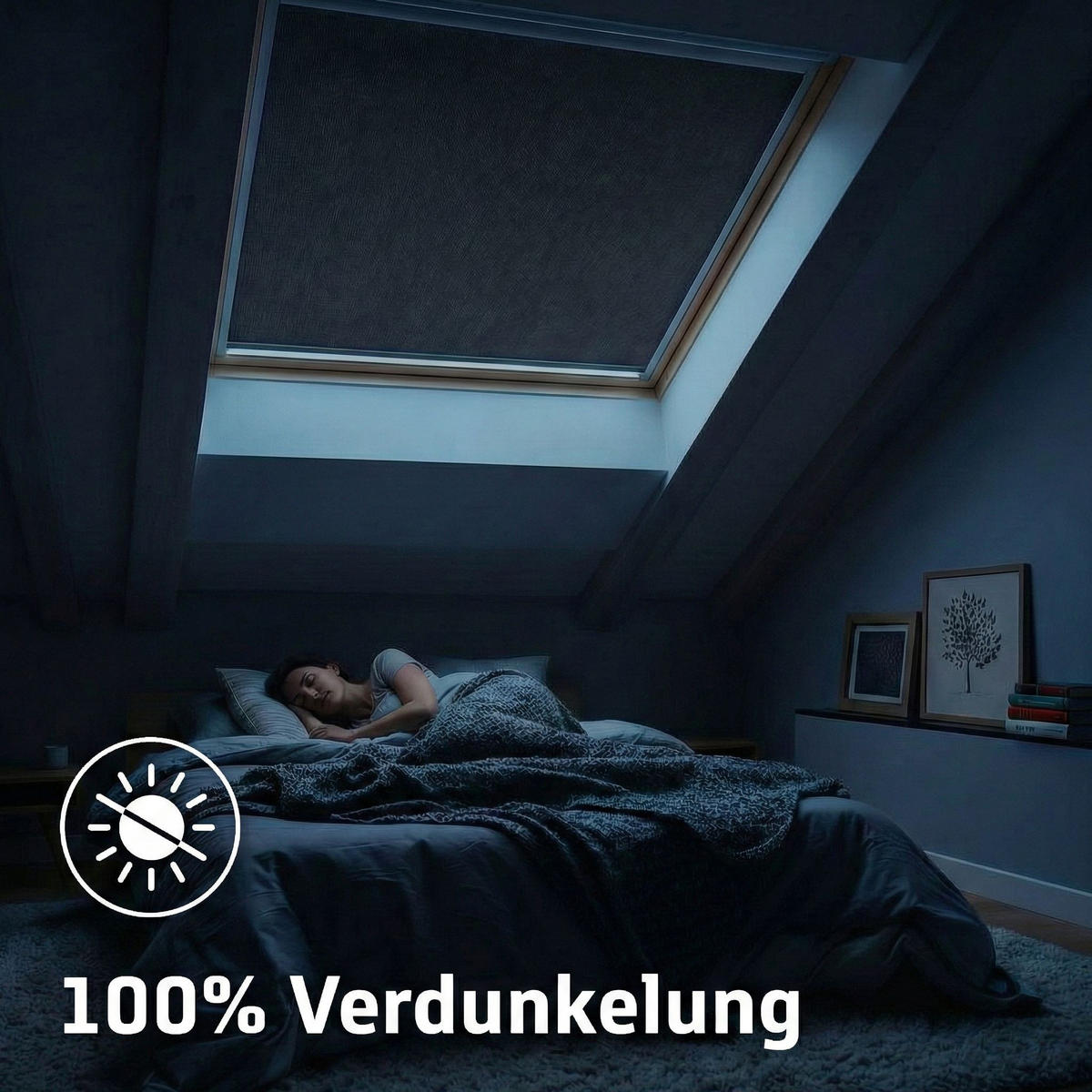 DACHFENSTERROLLO Cocoon Größe: PK10 - Weiß, Textil (77/142/142cm) - Cocoon Home Concepts