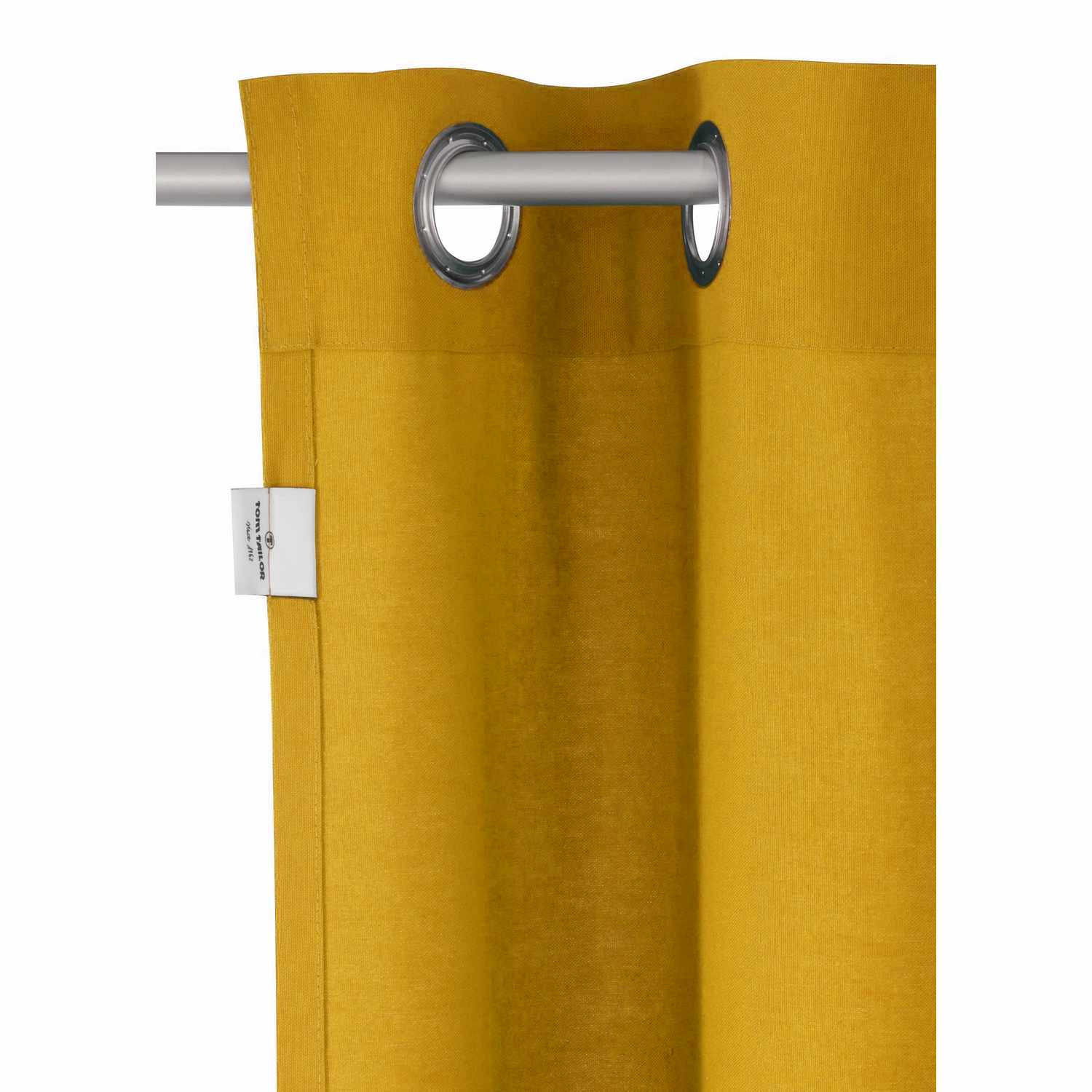 ÖSENVORHANG DOVE Blickdicht - Sahara, Textil (140/0.5/245cm) - Tom Tailor