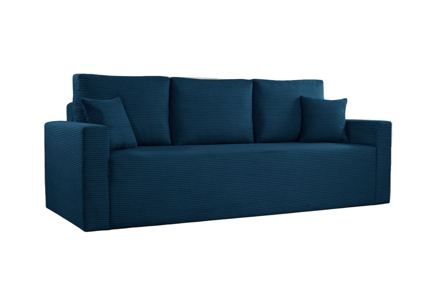 SCHLAFSOFA ZOOM Mit Bettkasten Stoff Zoom Blau - Blau, Holz/Textil (227/90/92cm) - Kaiser Möbel