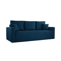SCHLAFSOFA ZOOM Mit Bettkasten Stoff Zoom Blau - Blau, Holz/Textil (227/90/92cm) - Kaiser Möbel