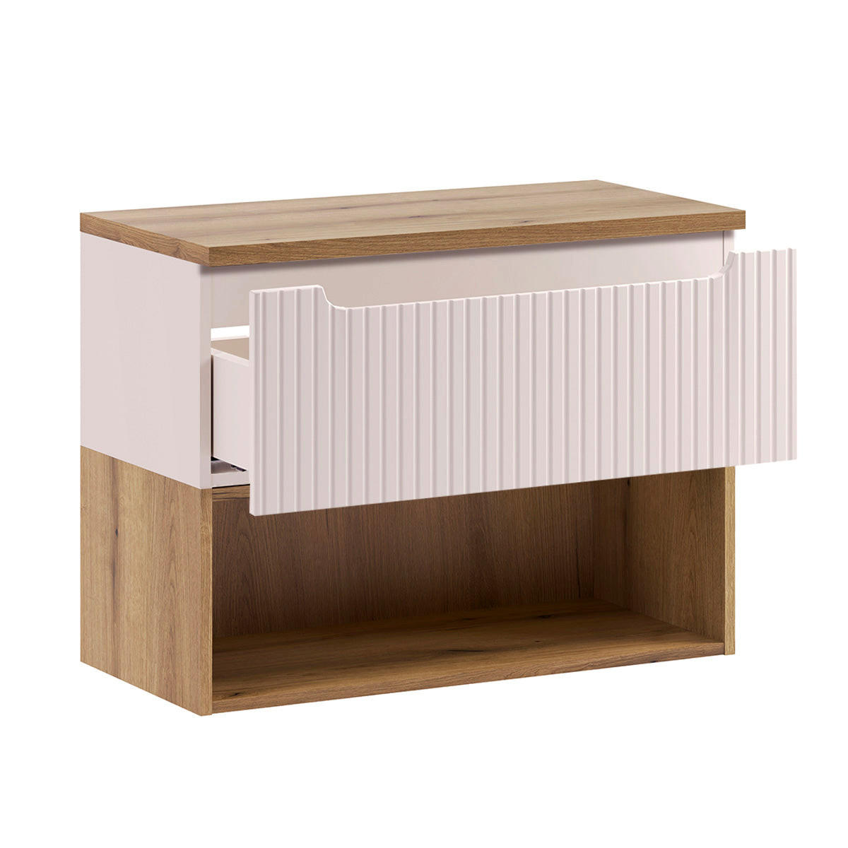 SKRINKA POD UMÝVADLO 80.4cm Riva Kašmír - béžová, kompozitné drevo (80.4/60/40cm) - Petits-meubles