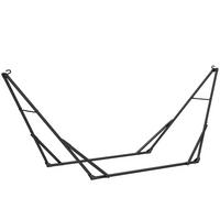 HÄNGEMATTENGESTELL Stahl Schwarz - Schwarz, Metall (290/78/100cm) - Outsunny