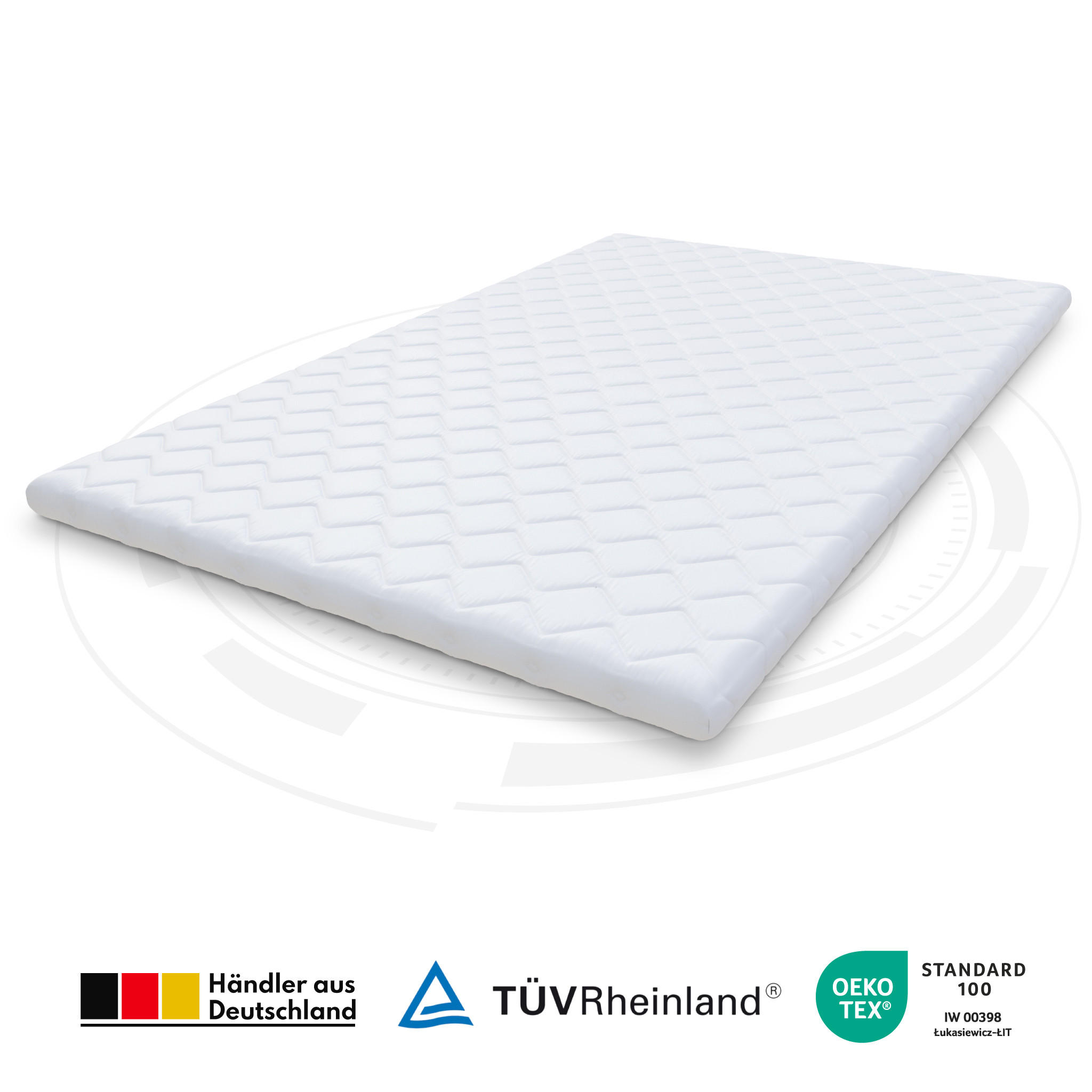 TOPPER Malta 4 - Weiß, Textil (90/200cm) - FDM