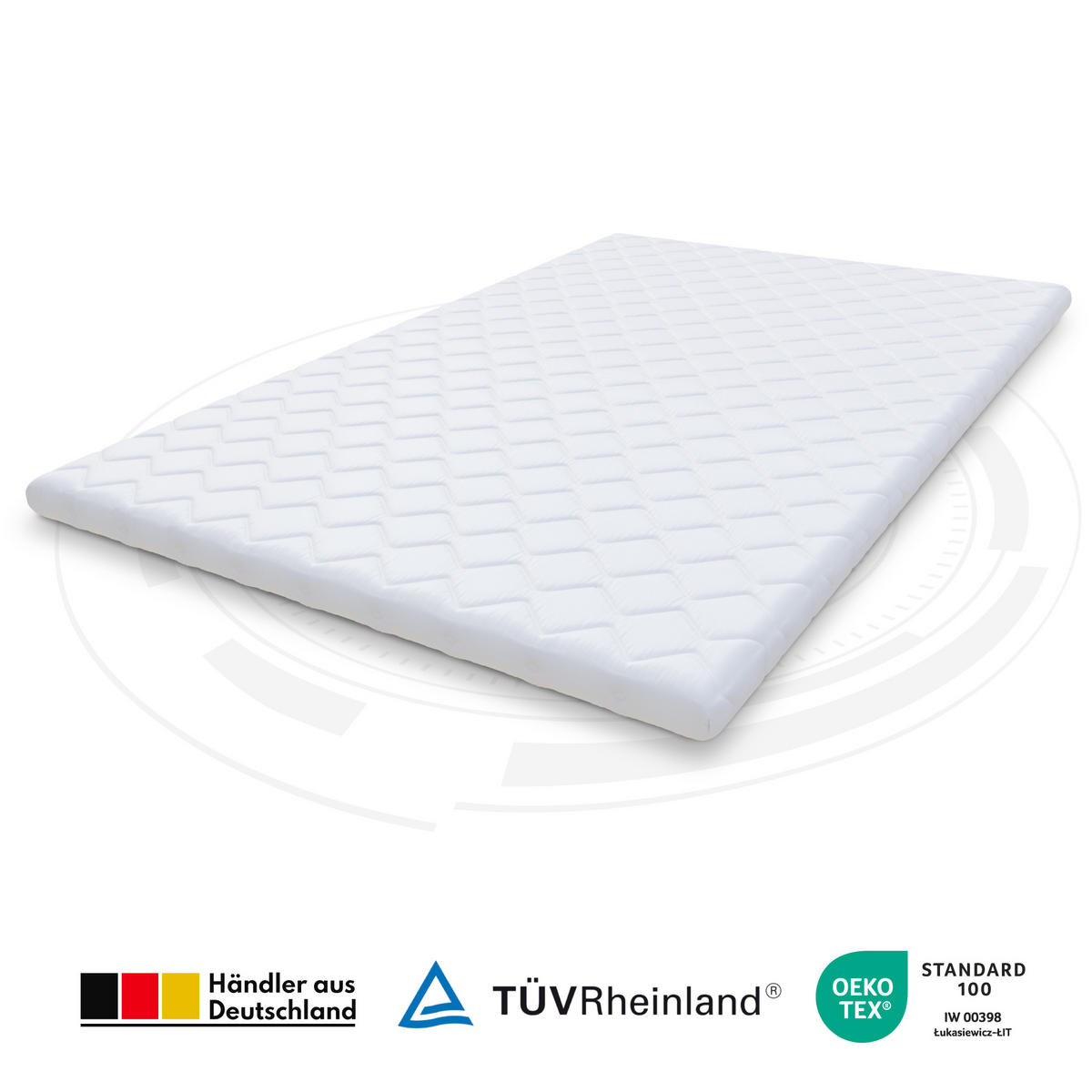TOPPER Malta 4 - Weiß, Textil (90/200cm) - FDM