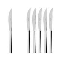 TAFELMESSER Piemont silber 226 mm 6er Set - Silberfarben, Metall (24cm) - Villeroy & Boch