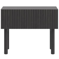 NACHTSCHRANK Nolie Holzoptik Esche Schwarz - Schwarz, Holz/Holzwerkstoff (50/39.6/31.6cm) - Selsey