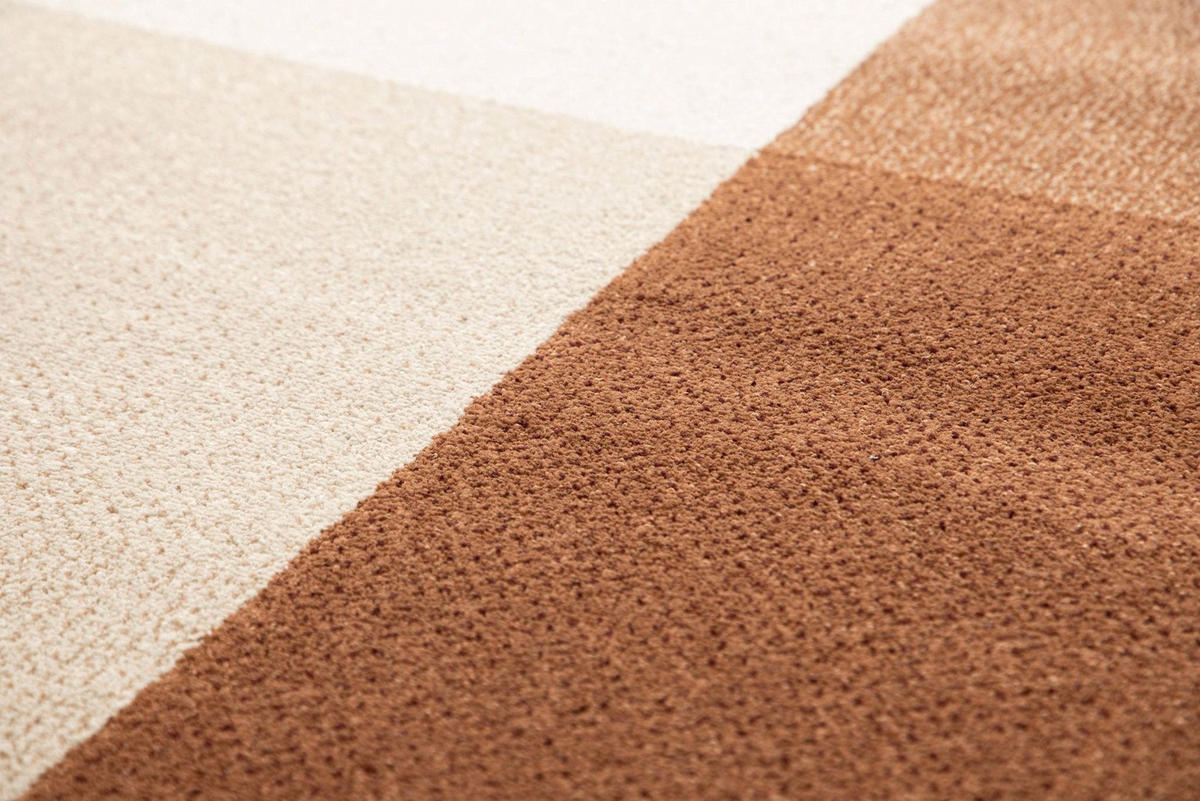 TEPPICH aus recycelten Fasern im Designstil bruin - Braun, Textil (200/290cm) - AFK Living