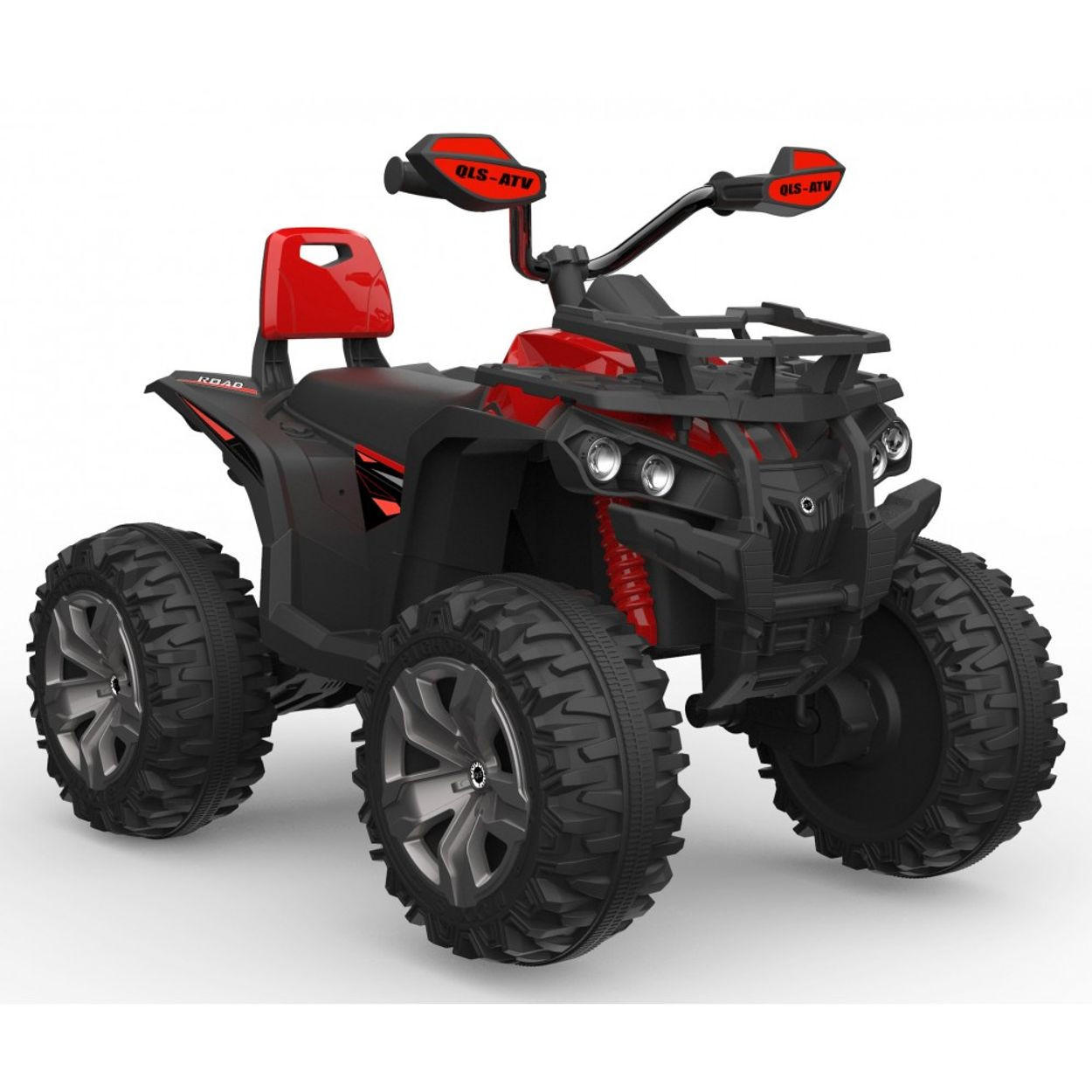 ELEKTROFAHRZEUG Majestic rot QLS-3288 Buggy, Musikfunktion, Scheinwerfer - Rot, Kunststoff (103/65/73cm) - Moni