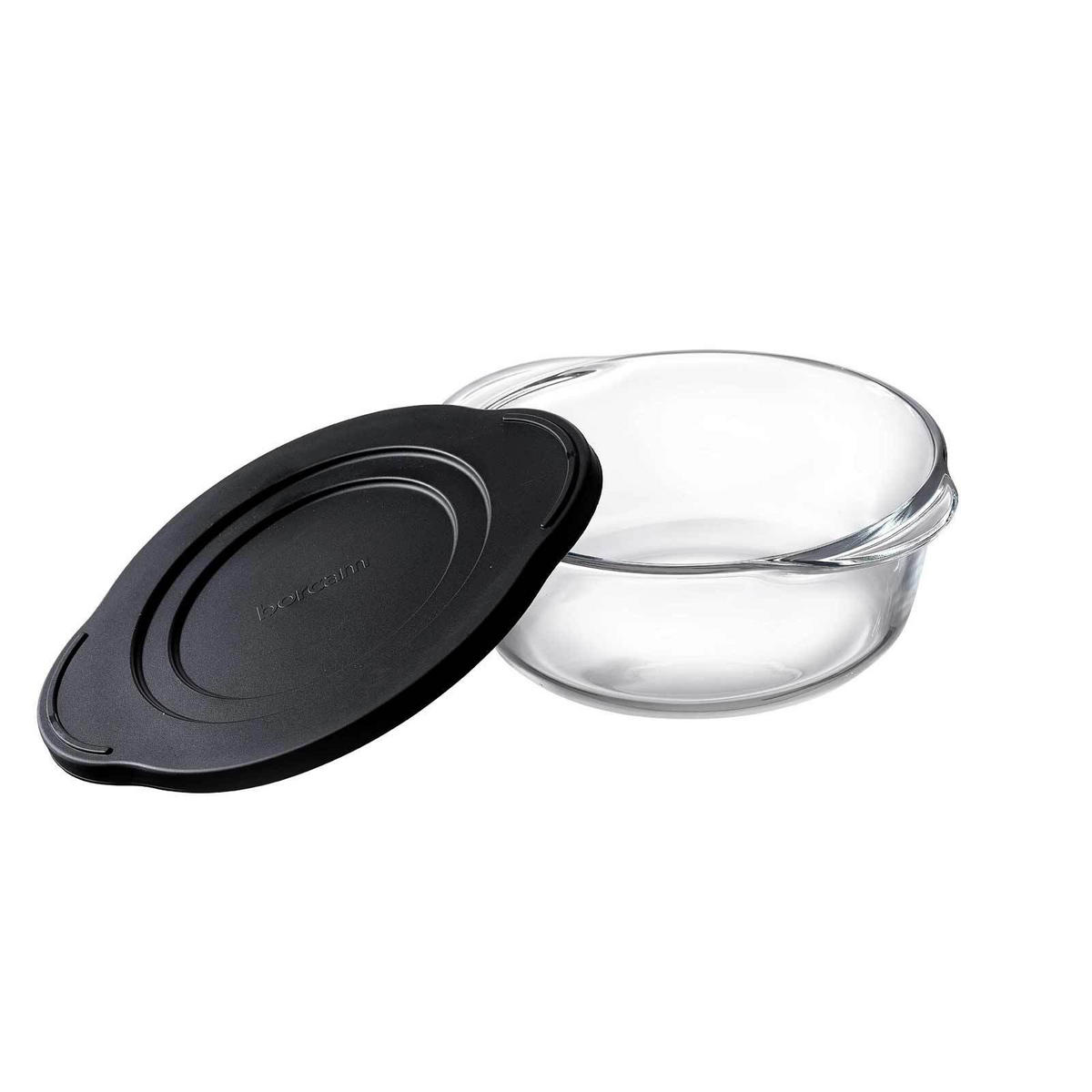 FRISCHHALTEDOSEN / AUFLAUFFORMEN Cucina schwarz 7er Set - Schwarz, Glas (1/1/1cm) - Ritzenhoff Breker