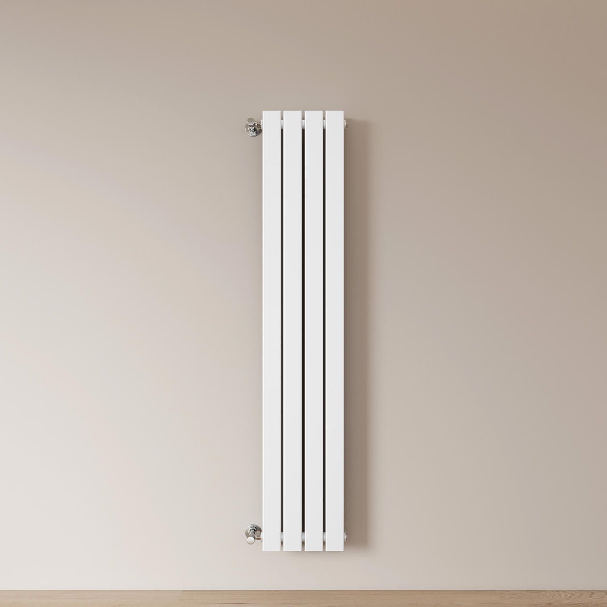 HEIZKÖRPER Flachheizkörper Weiß 160/30/6,3 cm - Weiß, Metall (30/160/6.3cm) - EMKE