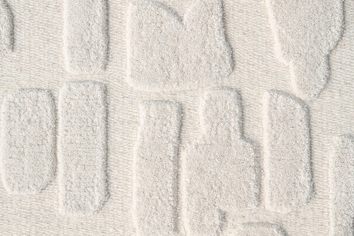 TEPPICH handgefertigt ultraweich beige - Beige, Naturmaterialien (120/170cm) - AFK Living