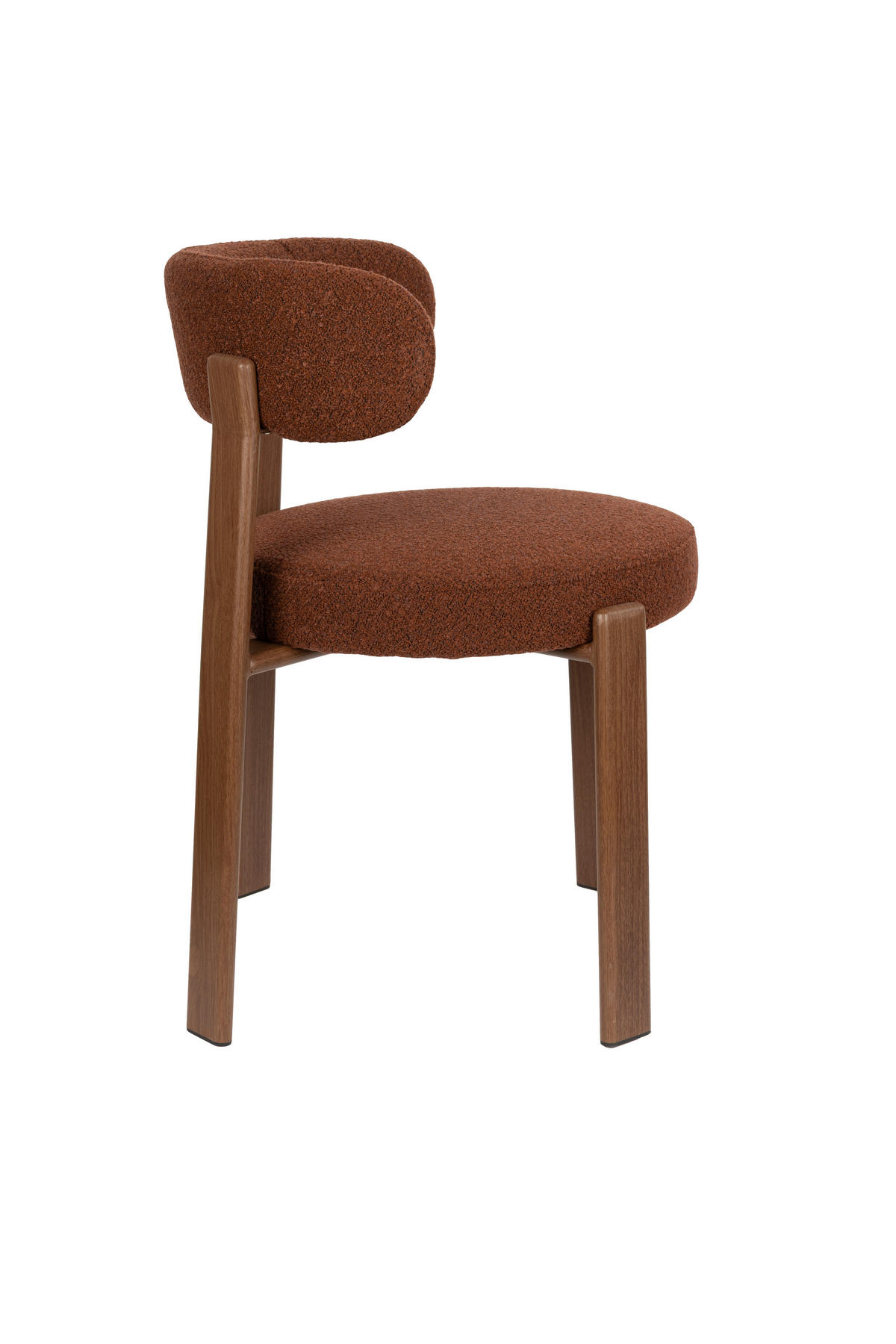 ESSZIMMERSTUHL Robyn - Braun - 52/48/74 cm - 2er-Set - Braun, Textil (48/74/52cm) - Novel