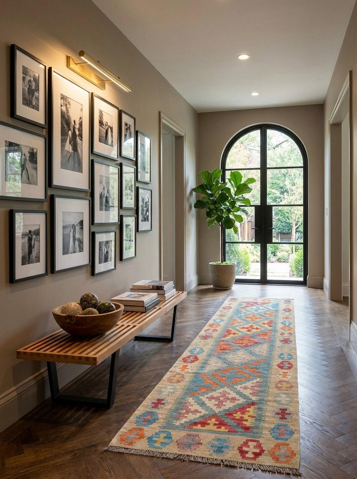 HANDWEBTEPPICH Kelim Gashgai Türkis 237/60 cm Schurwolle - Türkis, Textil (60/237cm) - Looma