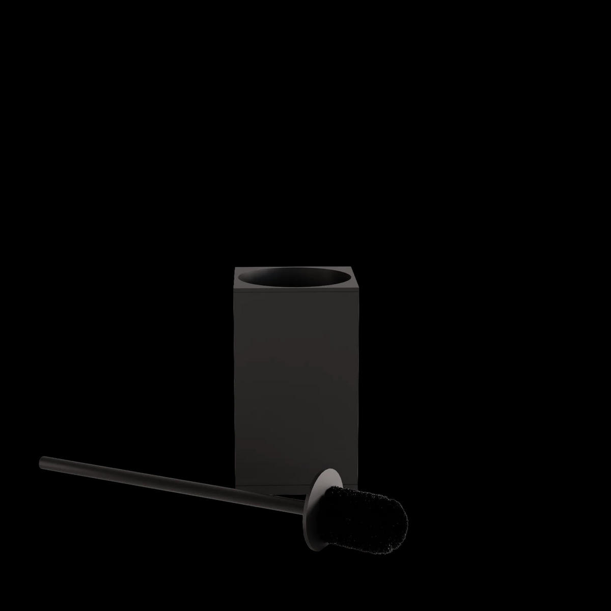 WC-BÜRSTEN Rea B110 Matt Black - Schwarz, Metall (8/39/8cm) - REA