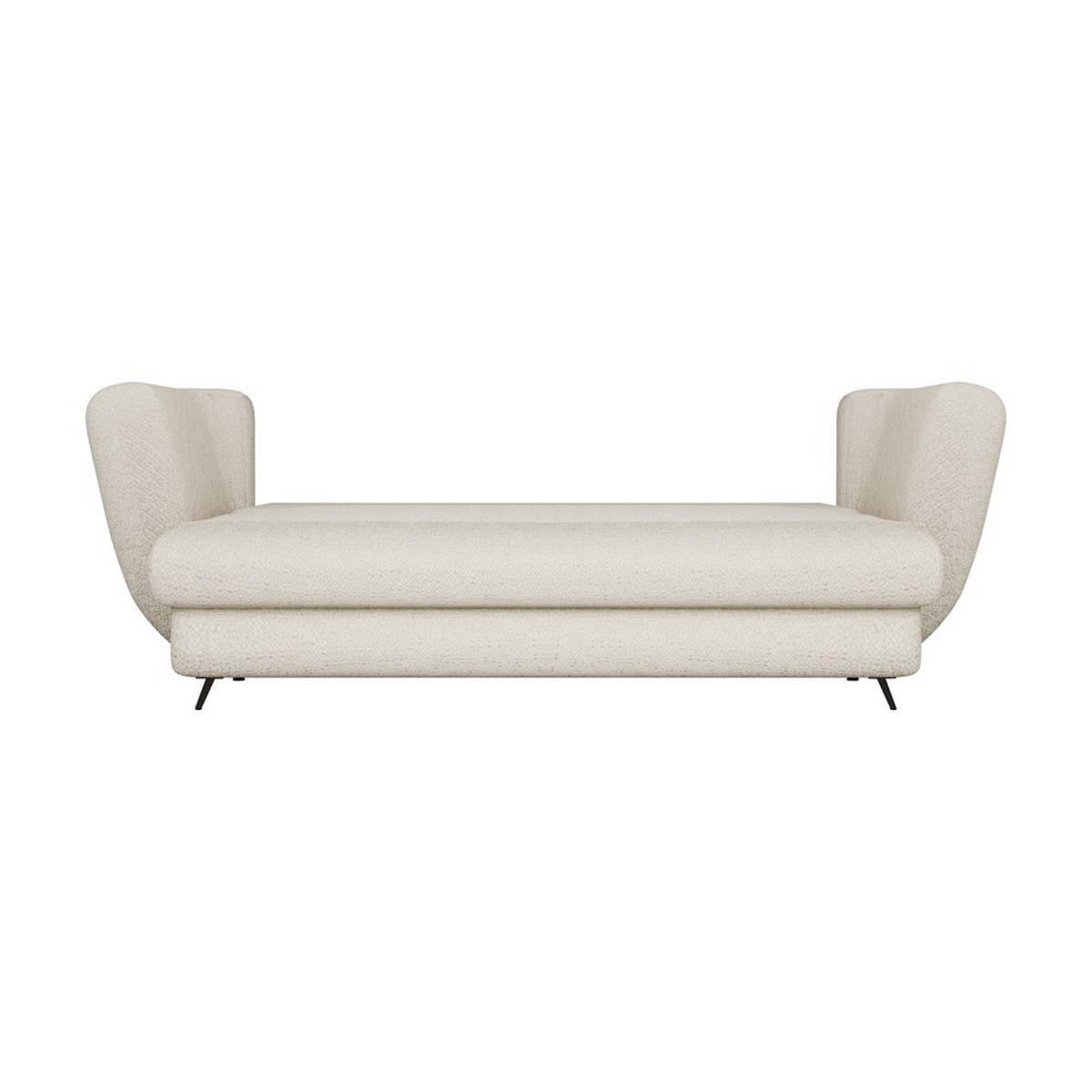 CANAPEÁ Bej, Negru 248/99/104 - bej/negru, compozit lemnos (248/99/104cm) - RAUMHIRSCH FURNITURE