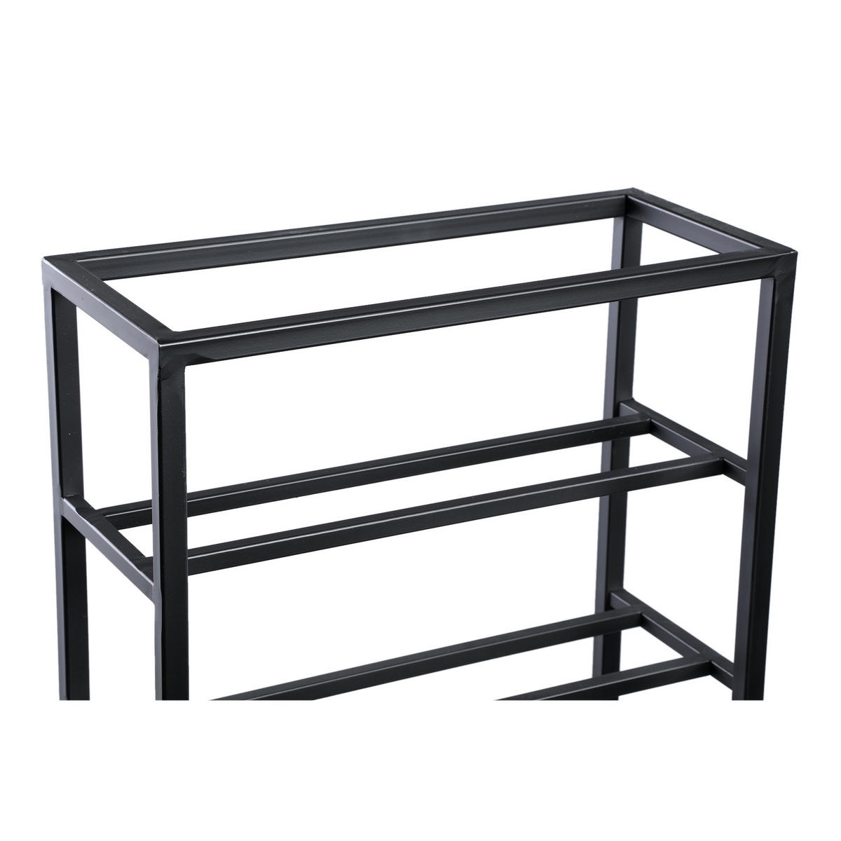 WEINREGAL Kentyn Schwarz 35/15/155cm - Schwarz, Metall (15/155/35cm) - PTMD Collection