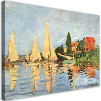 WANDBILD regatta in argenteuil claude monet - Multicolor, Textil (60/40cm) - Feeby