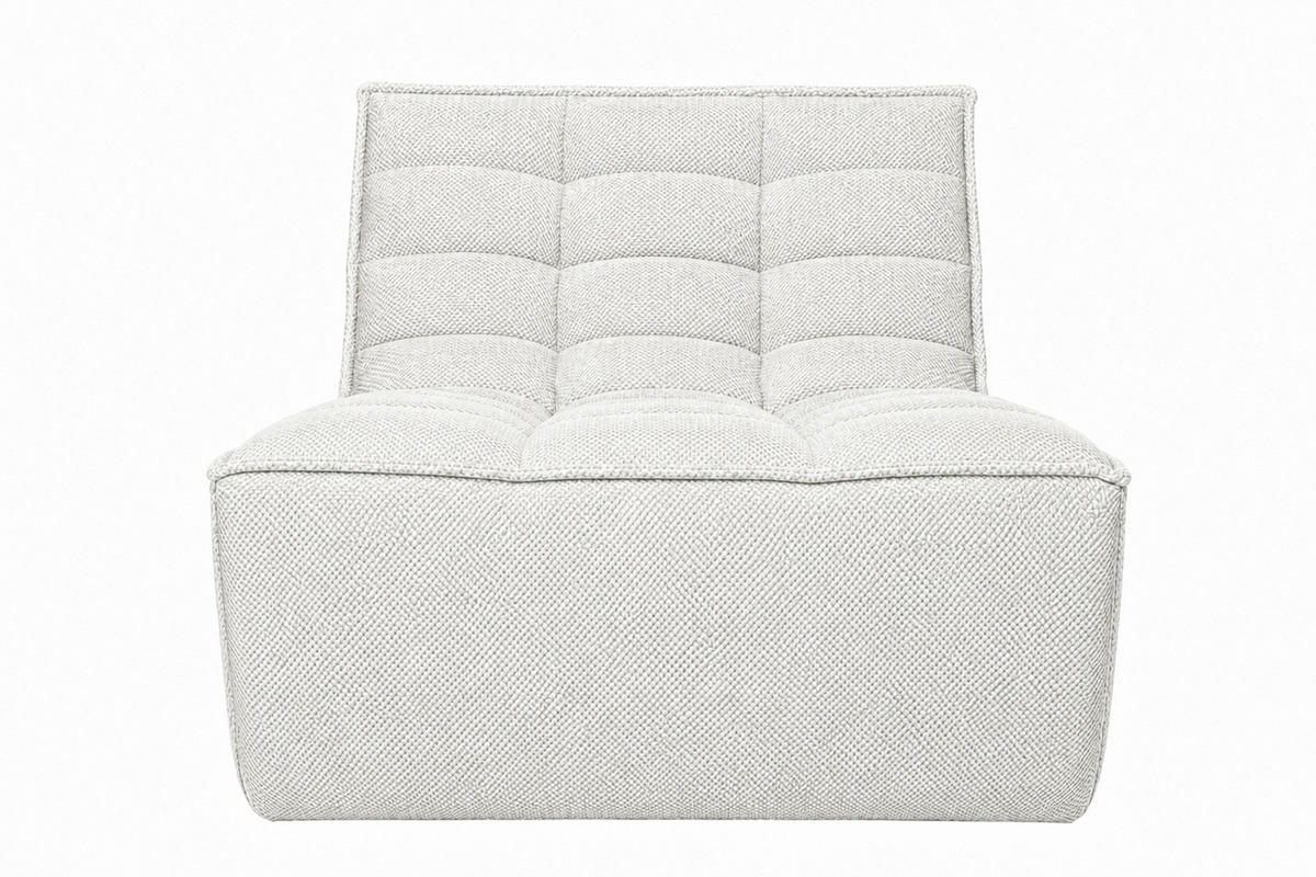 SESSEL, Loungesessel, Plüschstoff Pop, Ice, LAZY - Weiß, Holz (80/76/93cm) - Kaiser Möbel