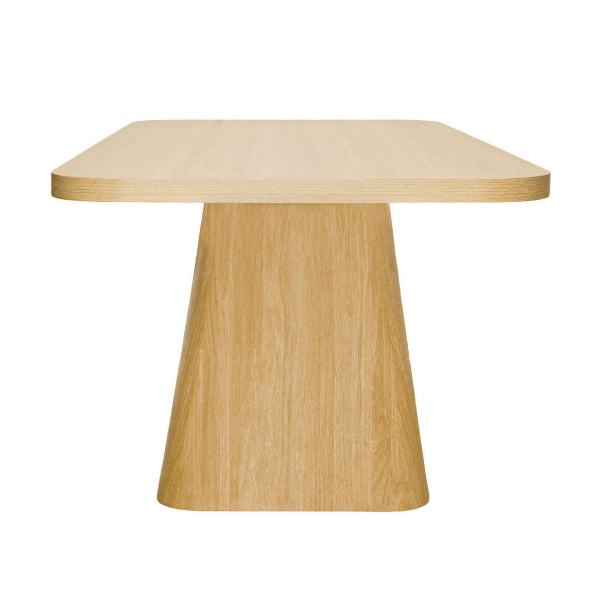 ESSTISCH, helles Holzeffekt - Beige, Holz (180/90/75cm) - Oviala
