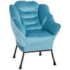 SESSEL - Blau, Kunststoff (78/100/80cm) - HOMCOM