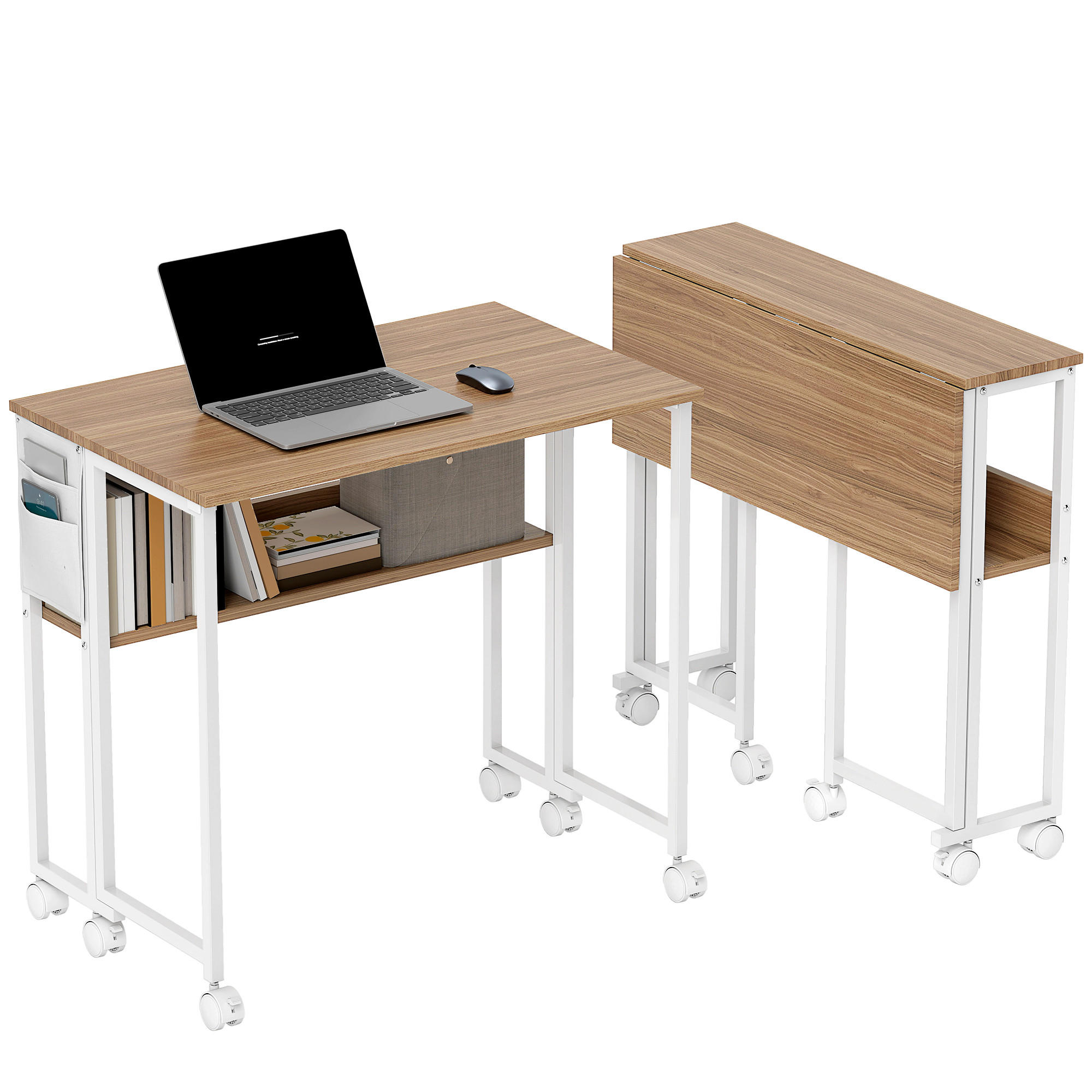 BÜROTISCH Naturholz 1 Stück - Braun, Holzwerkstoff (50/80/75cm) - GiPP
