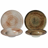 PIZZA- UND PASTA SET Siena / Faia braun - Braun, Keramik (1/1/1cm) - Ritzenhoff Breker