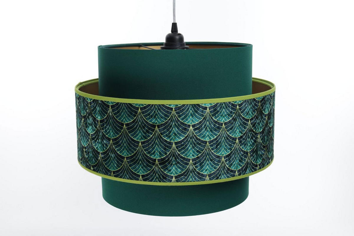 HÄNGELEUCHTE Grün 40/31 cm - Grün, Kunststoff (40/1/31cm) - ONZENO