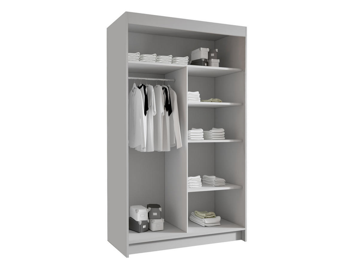 SCHIEBETÜRENSCHRANK Vigo IV - Goldfarben/Multicolor, Holzwerkstoff/Metall (100/200/58cm) - MIRJAN24