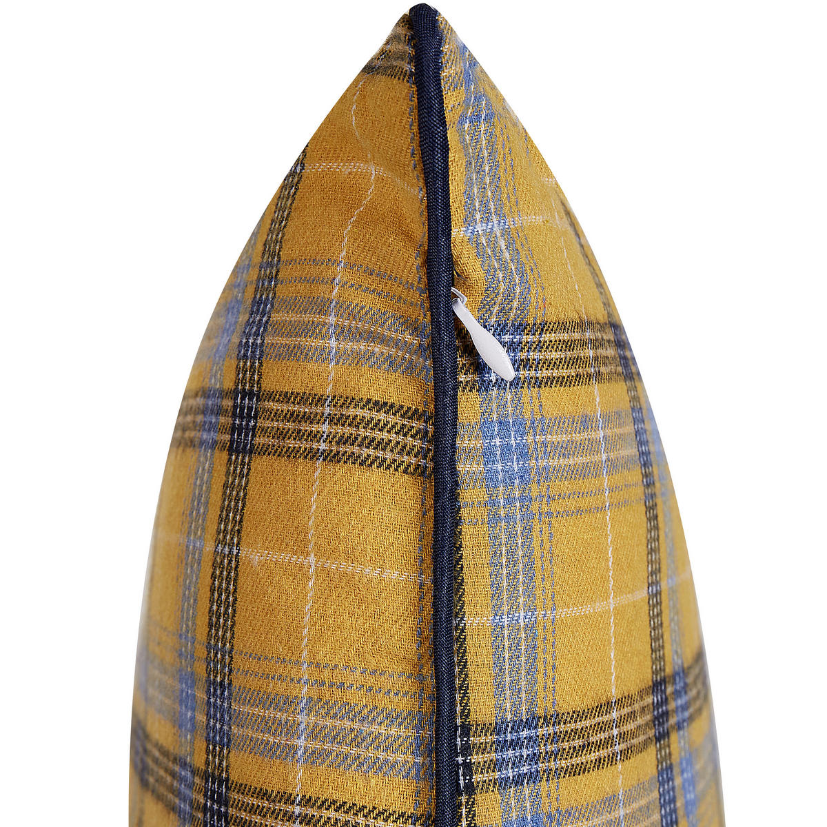 DEKOKISSEN 2er-Set Gelb 45/45 cm Dicentra - Gelb, Textil (45/45cm) - Beliani