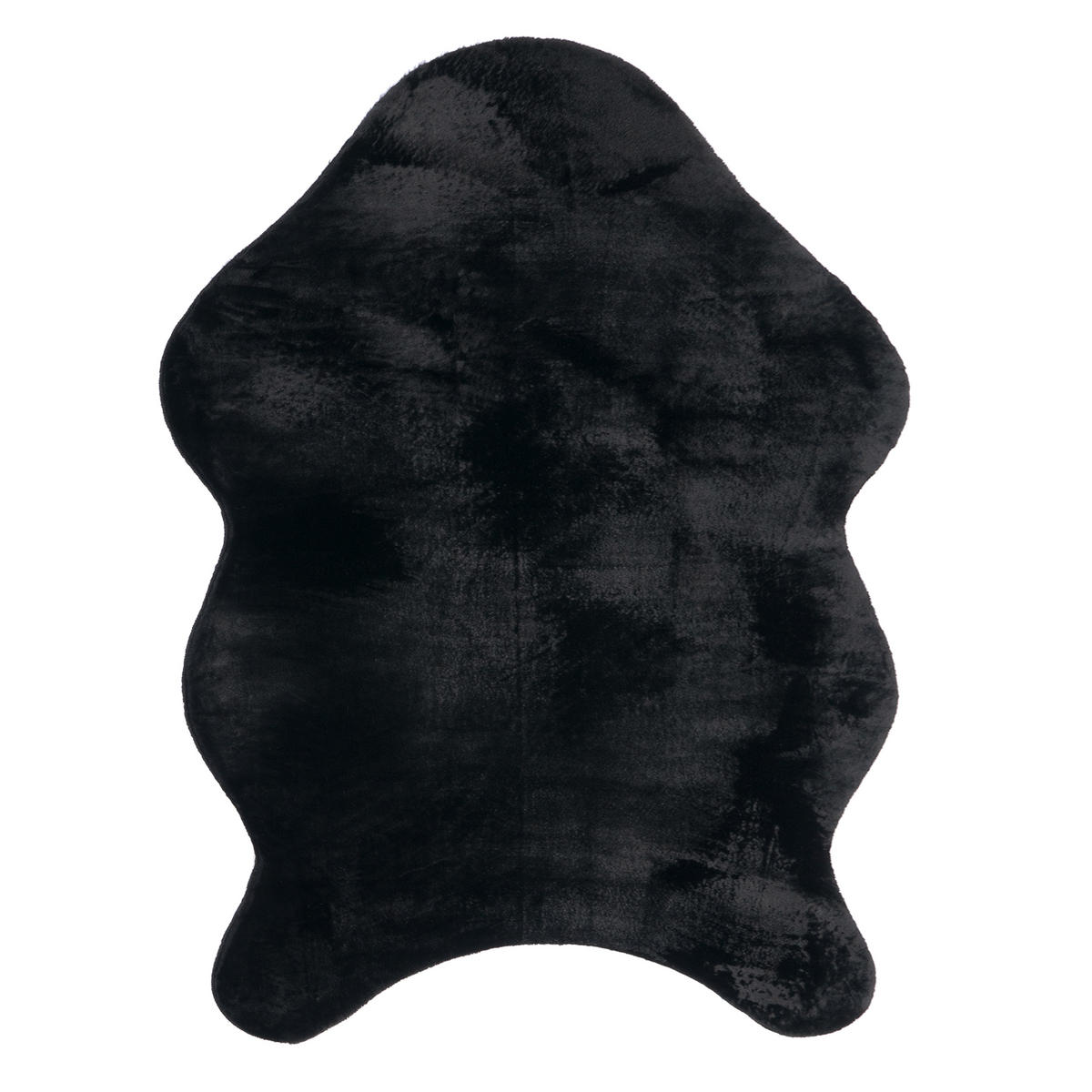 KURZFLORTEPPICH 120/160 cm Pelt 640 - Schwarz, Textil (120/160cm) - Paco Home