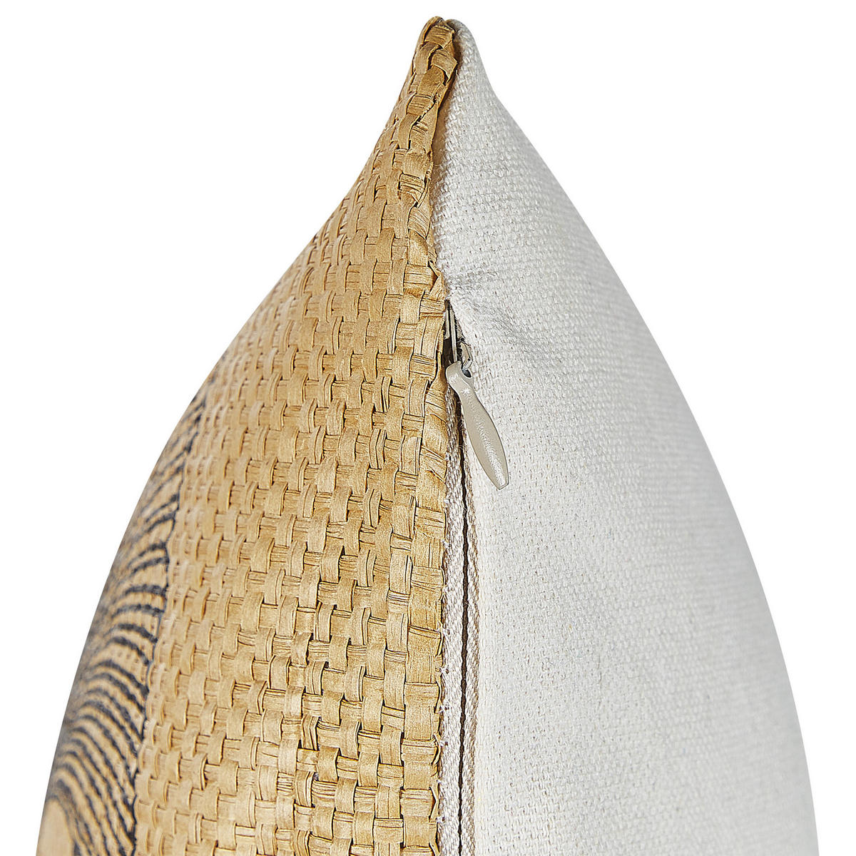 DEKOKISSEN 2er-Set Beige 45/45 cm Wakad - Beige, Textil (45/45cm) - Beliani