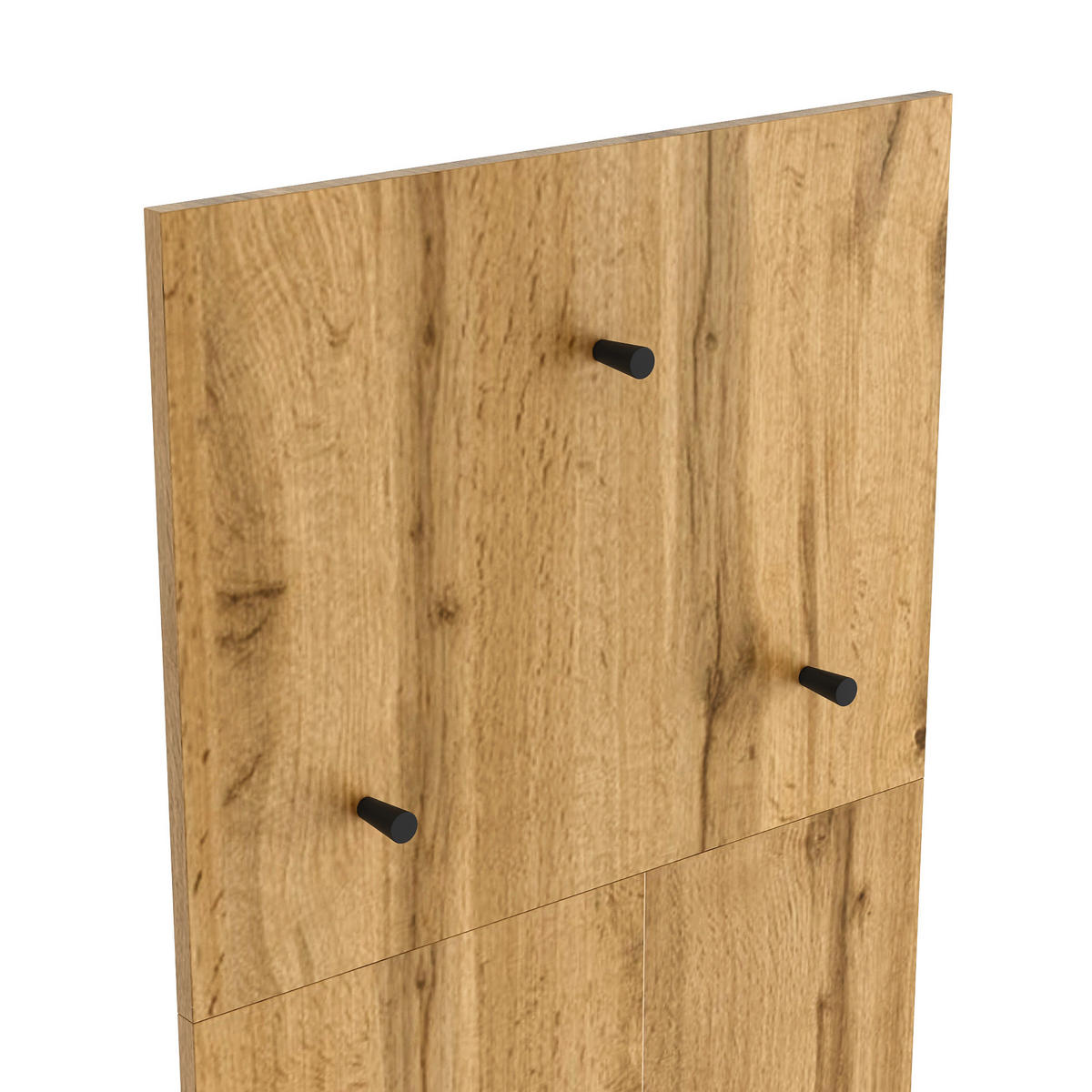 GARDEROBENSCHRANK 1 Schublade Kleiderstange verstellbar modern - Naturfarben, Holzwerkstoff (38/65/180cm) - FLIEKS