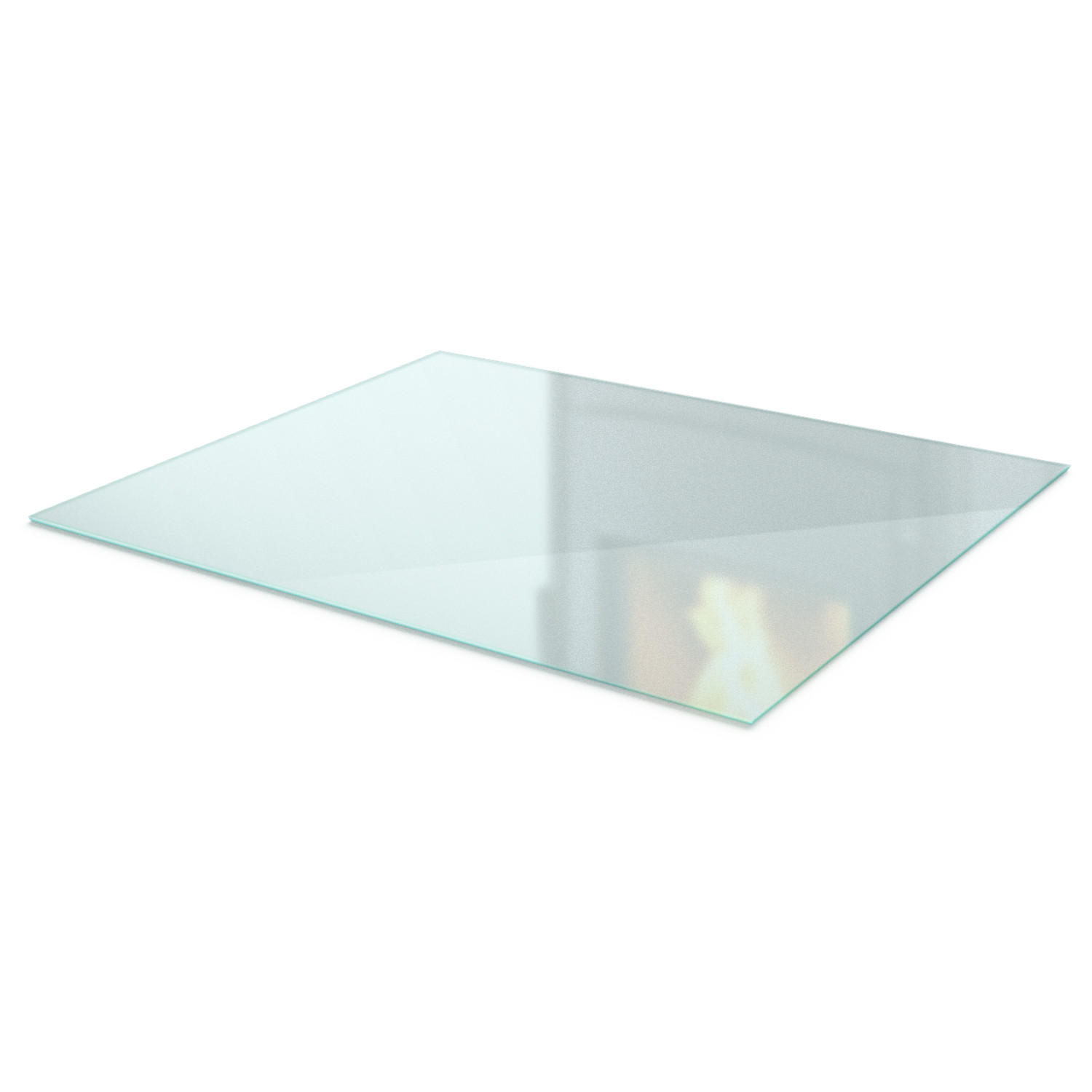 TULUP SKLENĚNÁ PODLOŽKA pod kamna 80x60 cm – mléčné sklo
