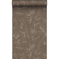 TAPETE Bananenblätter 50 x 900 cm - Braun, Papier (50/900cm) - Origin Wallcoverings