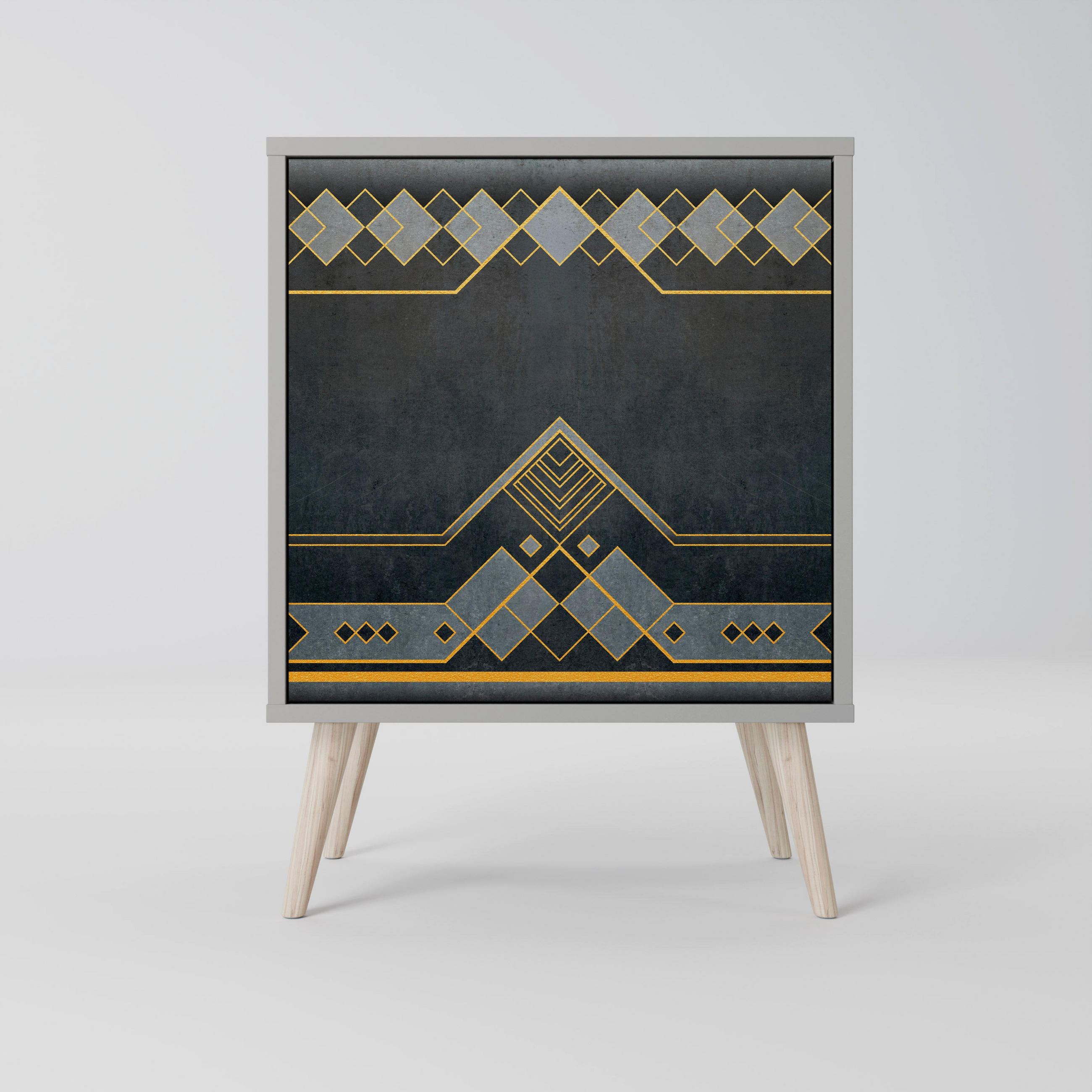 SpaceRebels Sideboard Grau 57.5x77.5x42 cm