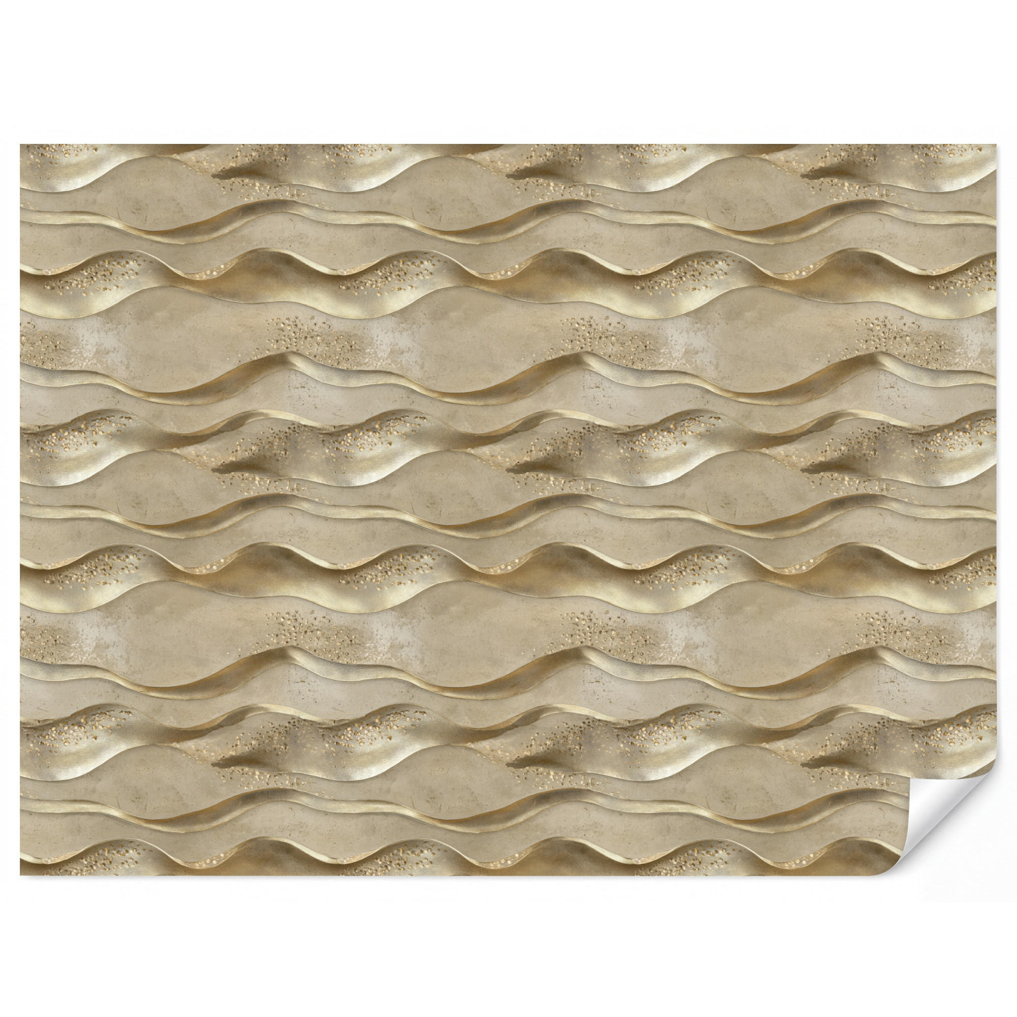OnlyWow Tapete Gold 400x300 cm
