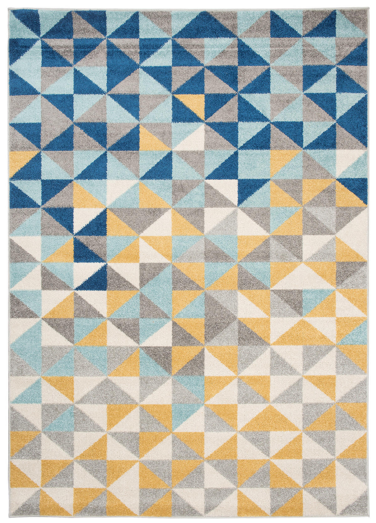 TEPPICH LAZUR Blau 200/290 cm - Hellgelb/Hellblau, Kunststoff (200/290cm) - Tapiso