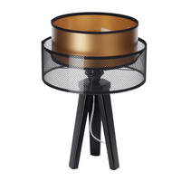 TISCHLAMPE Schwarz 30/45 cm - Braun, Kunststoff (30/0.7/45cm) - ONZENO