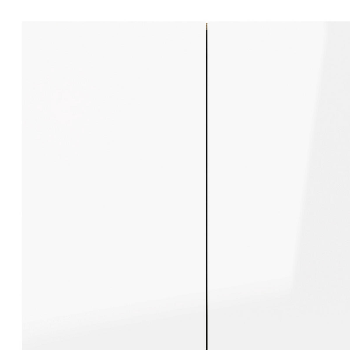KLEIDERSCHRANK weiß - Eiche Wotan, Holzwerkstoff (118/201/50cm) - ebuy24