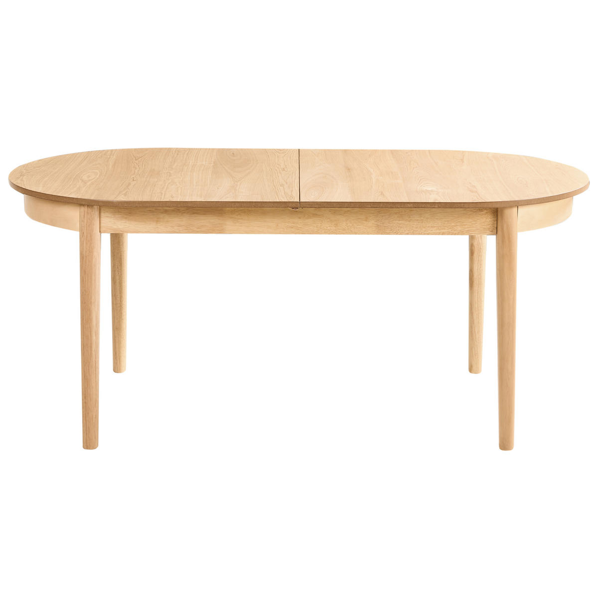 BLAGOVAONSKI STOL izvlačni svijetli jasenovo drvo 180-220/90 cm Larto - svijetlo smeđa, drvni materijal (180/90/76cm) - Beliani
