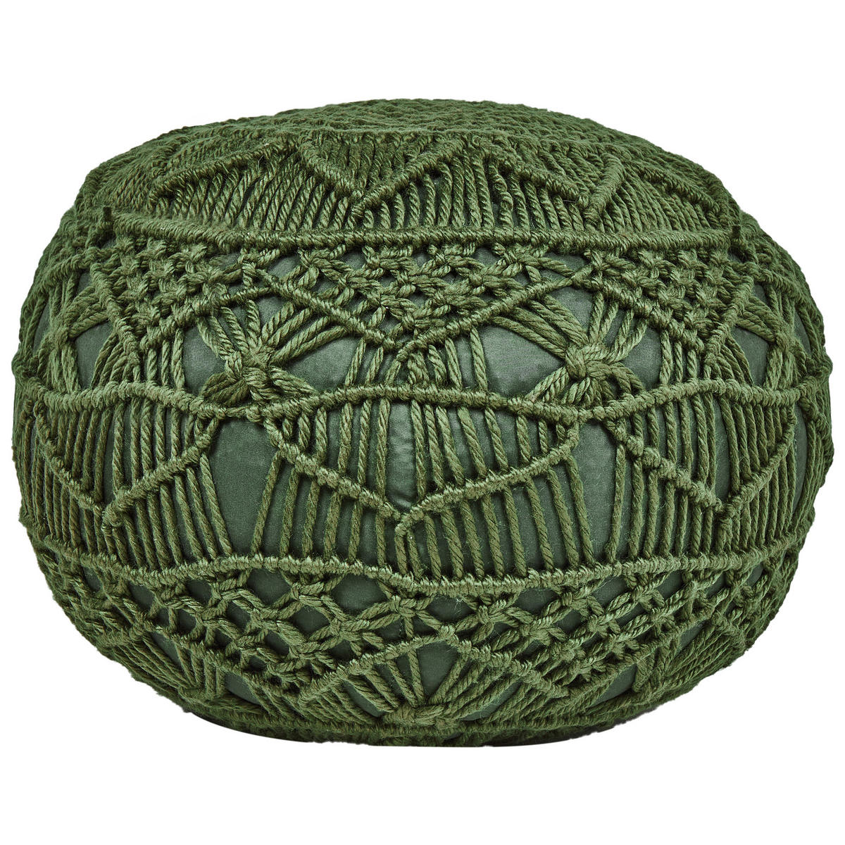 POUF Grün Aadhi - Grün, Kunststoff (50/30/50cm) - Beliani