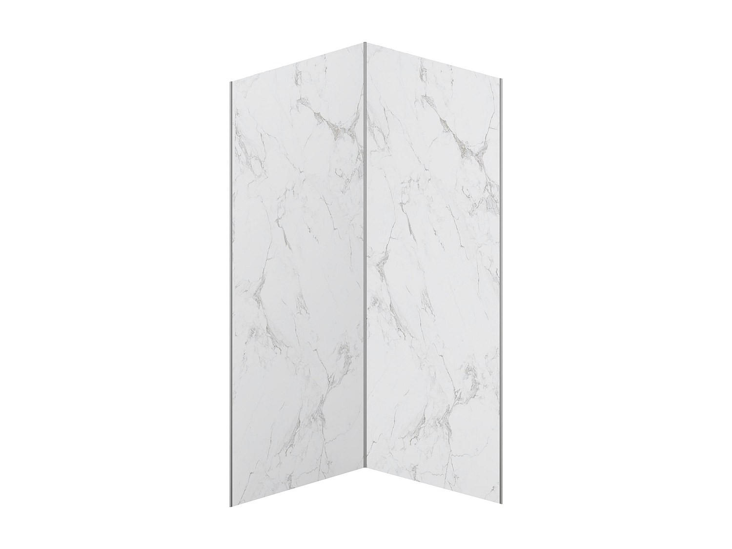 Vente-Unique Wandpaneele Weiß 90x210x90 cm