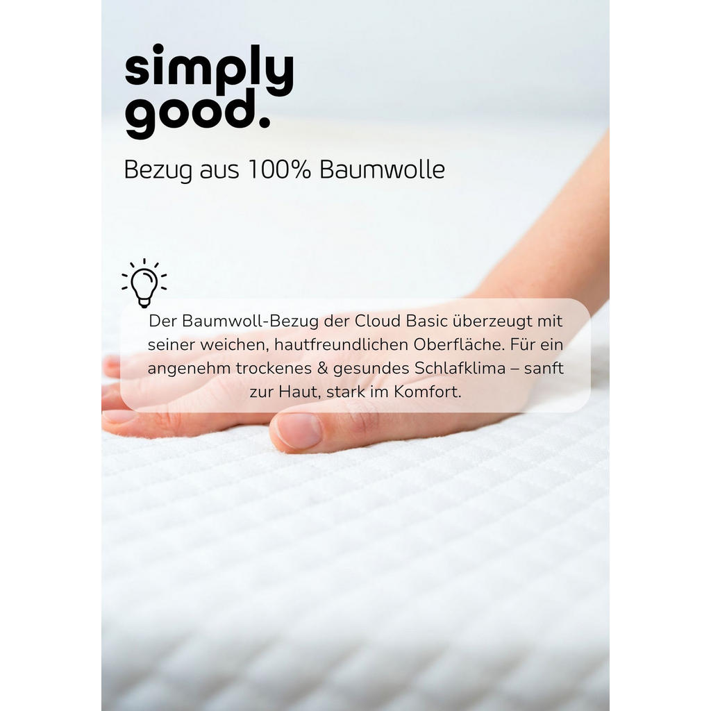 Thumbnail - Sämann – make a difference. Babymatratze, Weiß, Textil, Füllung: Polyester, 118x118 cm, Bezug abnehmbar/waschbar, Babymö...