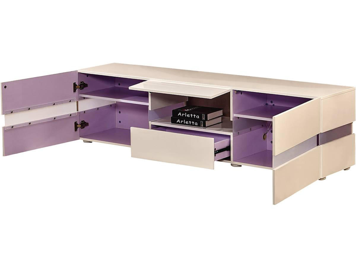 TV-MÖBEL - Weiß, Holz (25/15/177cm) - Habitat Garten