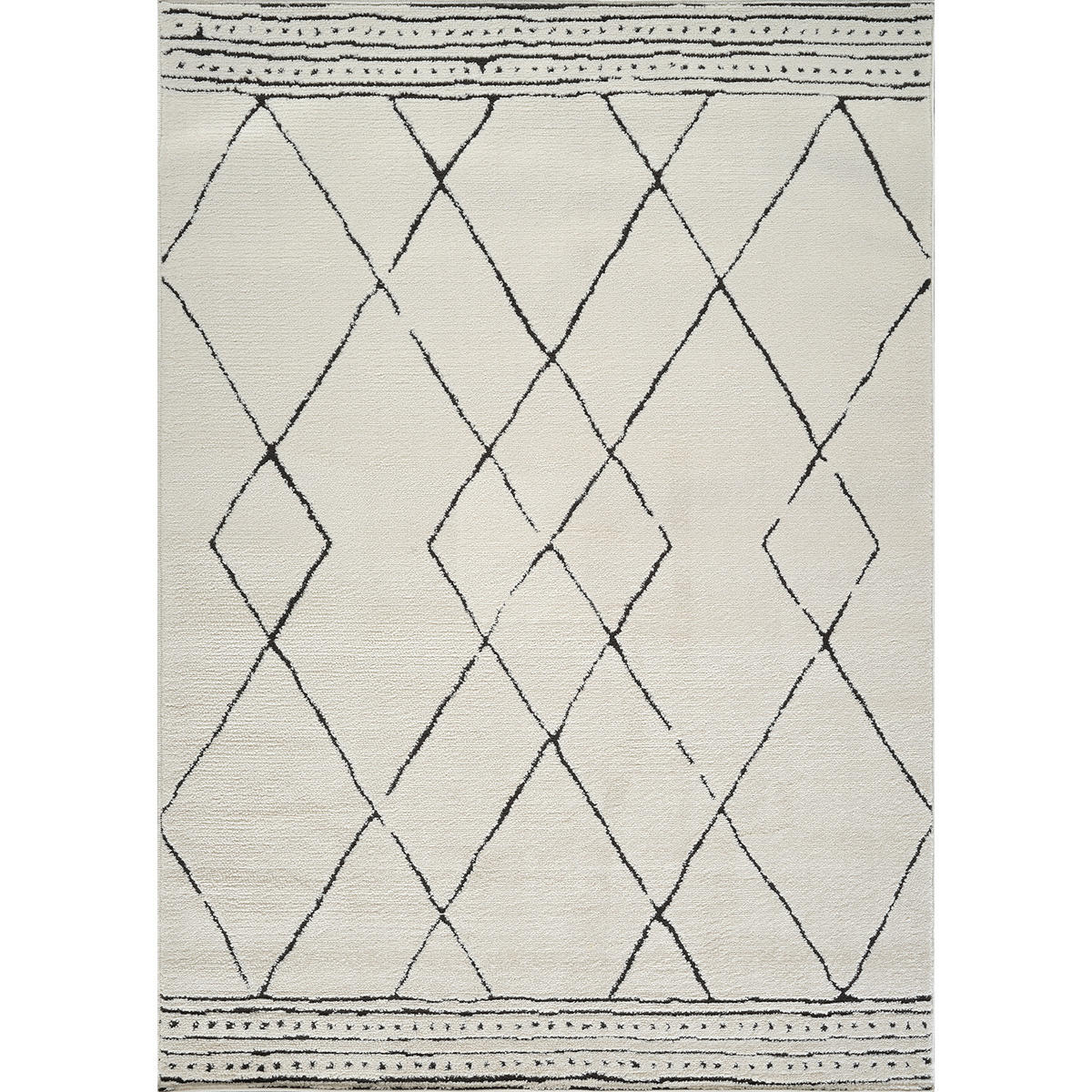 KURZFLORTEPPICH 160/213 cm Weiß - Weiß, Naturmaterialien/Textil (160/213cm) - LIVABLISS