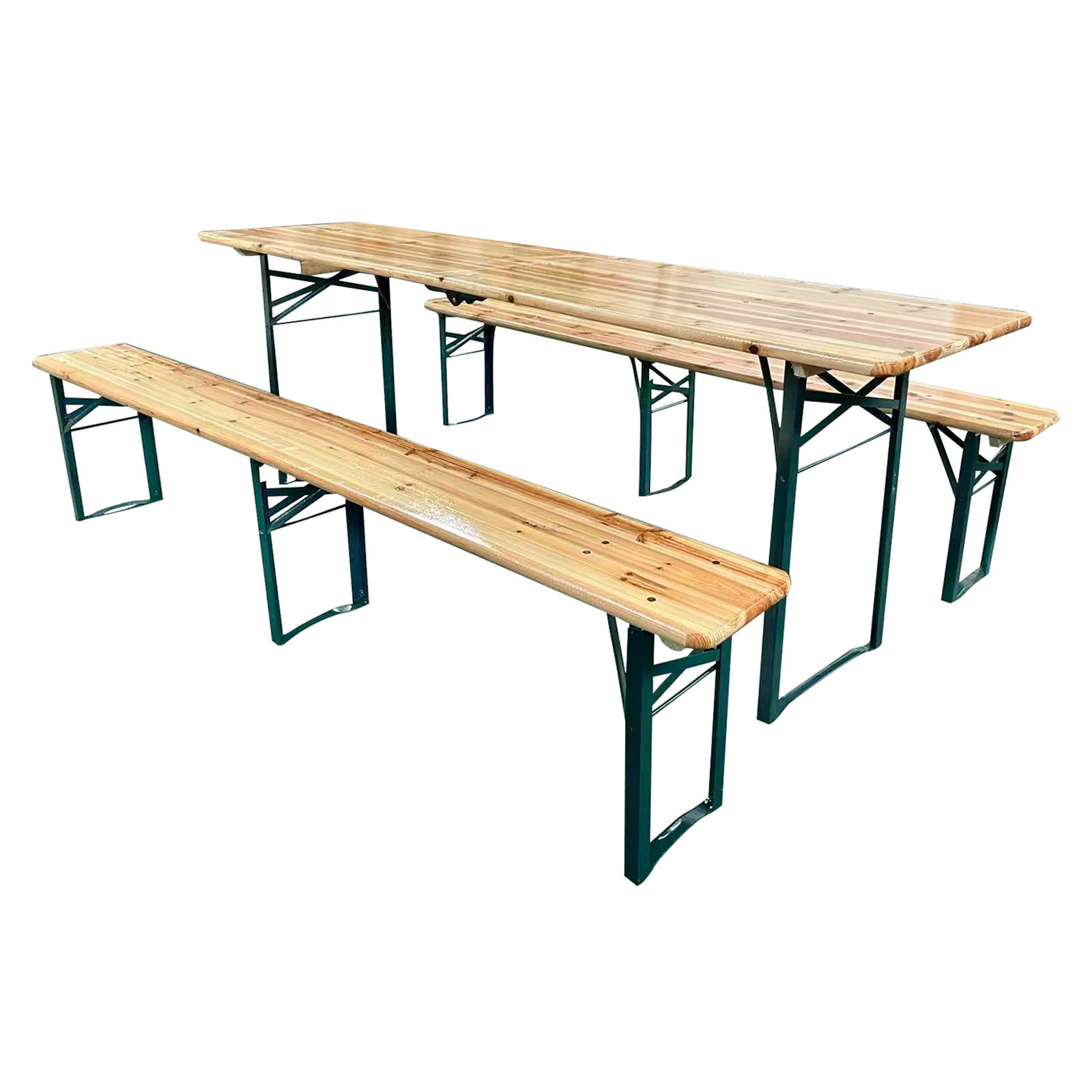 BIERTISCHGARNITUR Holz - Braun, Holz - SVITA