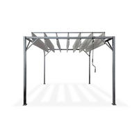PERGOLA FREISTEHEND Bahia Beige 3m x 3m - Beige, Metall (291/220/291cm) - Cazeboo