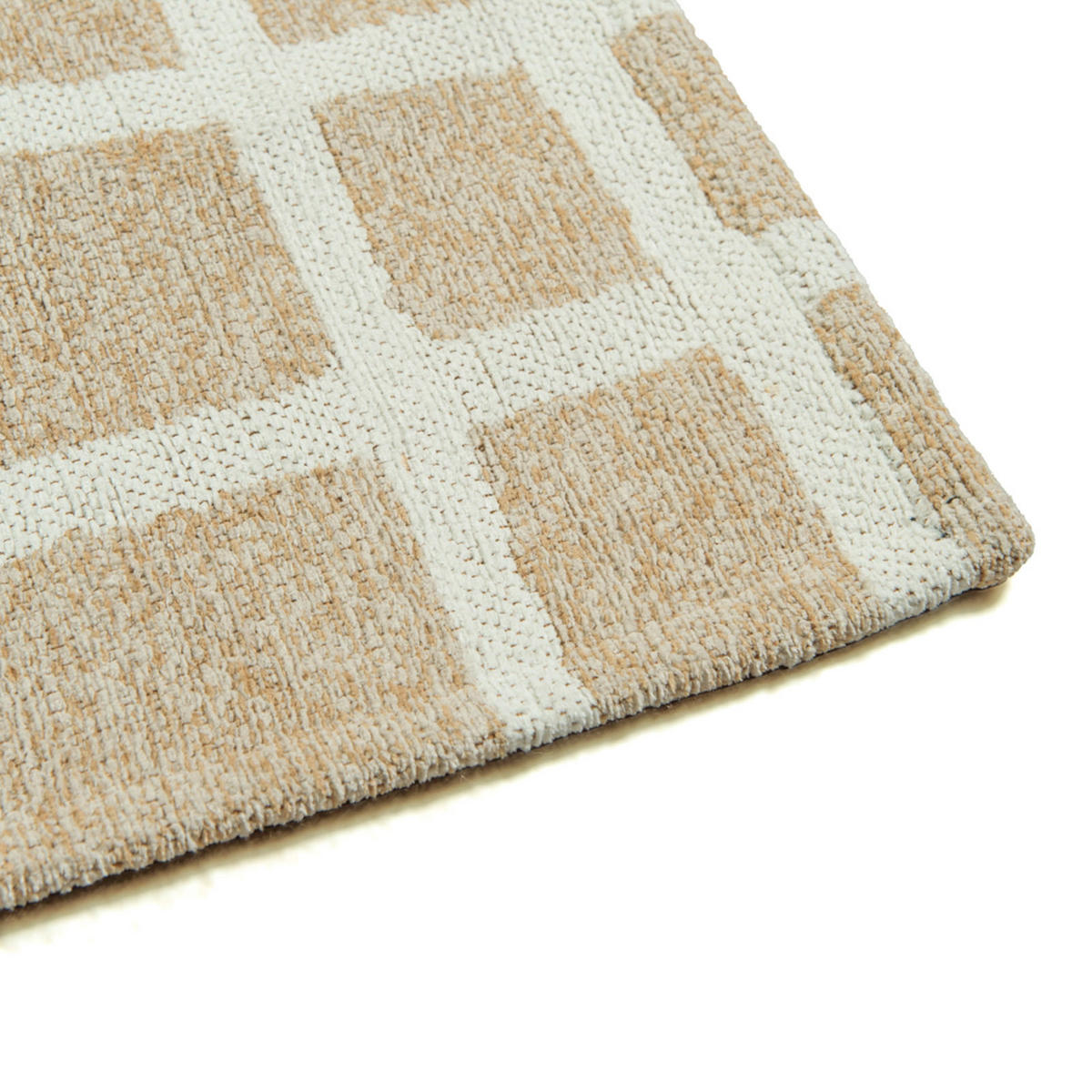 TEPPICH Caro Powder Snow 140/200 cm - Beige, Textil (140/200cm) - Lola&Moi