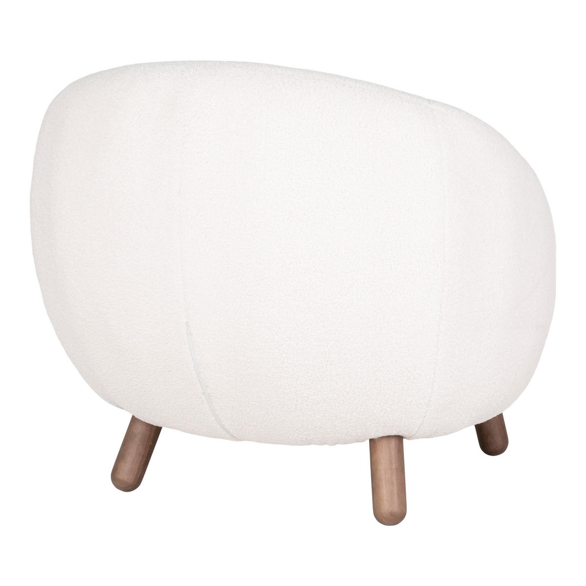SESSEL weiß - Weiß, Holzwerkstoff (76/68/80cm) - ebuy24