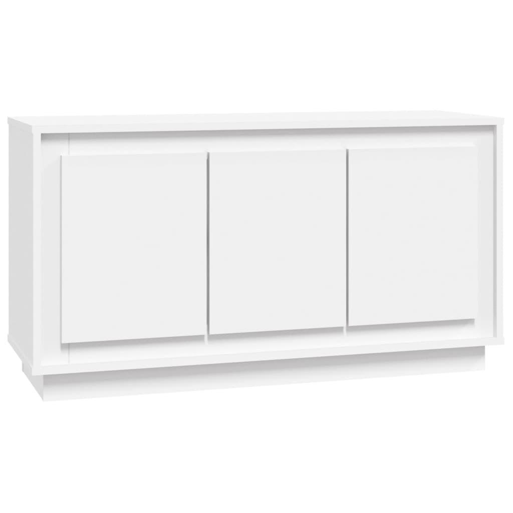 vidaXL Sideboard Weiß 35x55x102 cm